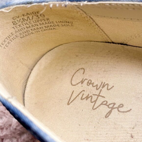 Crown Vintage Kaide Comfort Shoes, Women's Size 8.5M, Blue tie dye - Picture 7 of 9
